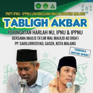 Hadirilah Tabligh Akbar. Sabtu, 22 Februari 2020 di UIN Malang